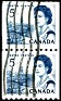 Canada 1967 Queen Elizabeth 5 Azul Scott 458 A224. Subida por SONYSAR